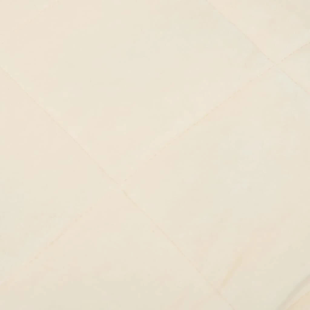 Intérieur couverture lestée crème de 9 kg pour 2 personnes