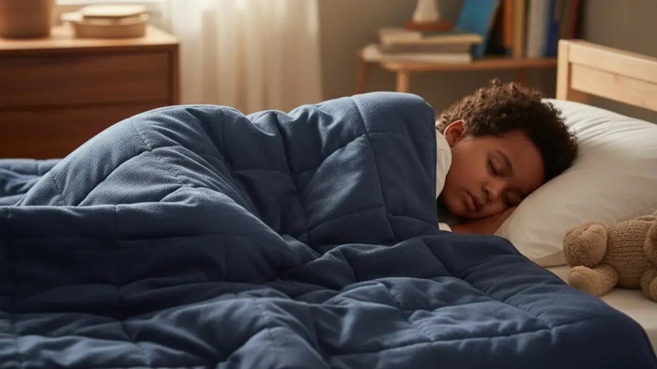 Quel âge pour dormir avec une couverture lestée Image