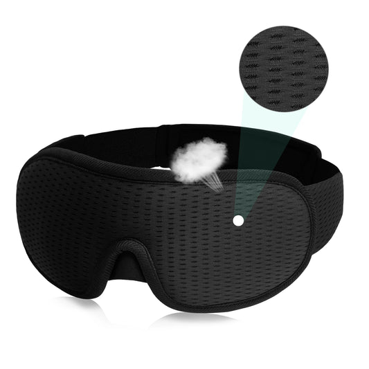 Masque de sommeil premium noir
