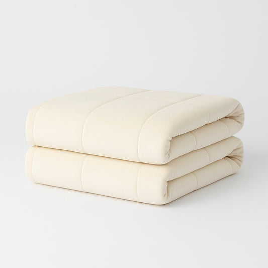 Couverture lestée de 15 kg creme