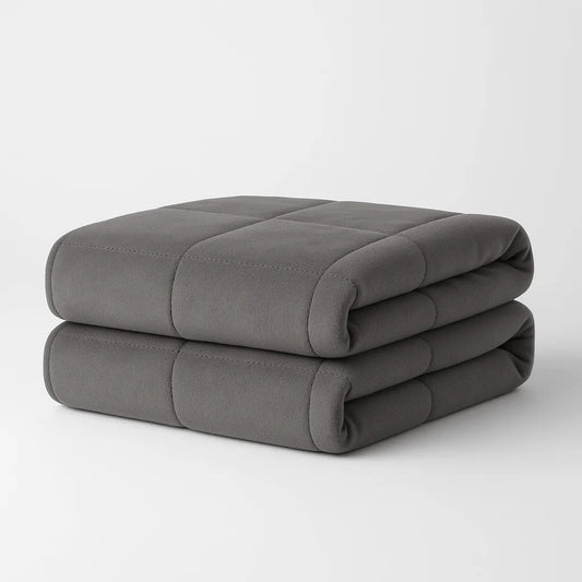 Couverture lestée de 15 kg grise