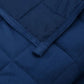 Intérieur couverture lestée bleu de 5 kg