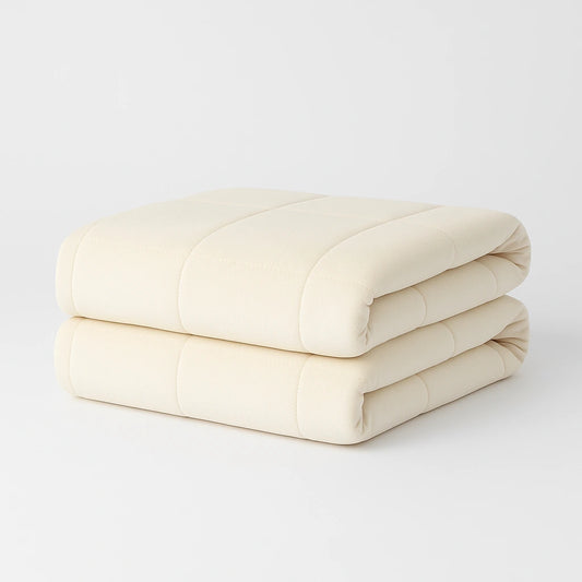 Couverture lestée de 5 kg creme