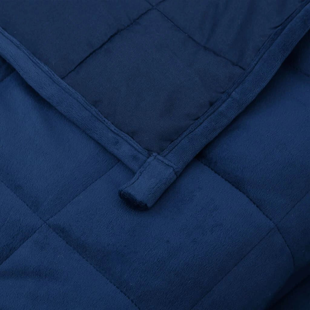 Intérieur couverture lestée bleu de 7 kg