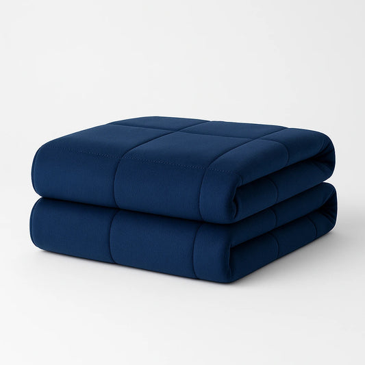 Couverture lestée de 9 kg bleu