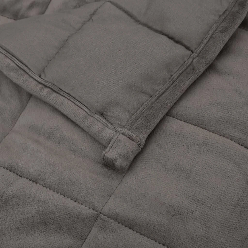 Intérieur couverture lestée grise de 11 kg pour 2 personnes